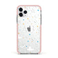 Astronomical Initials Apple iPhone 11 Pro in Silver with Pink Impact Case