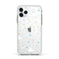 Astronomical Initials Apple iPhone 11 Pro in Silver with White Impact Case