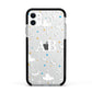 Astronomical Initials Apple iPhone 11 in White with Black Impact Case
