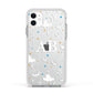Astronomical Initials Apple iPhone 11 in White with White Impact Case