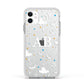 Astronomical Initials Apple iPhone 11 in White with White Impact Case