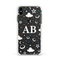 Astronomical Initials Apple iPhone Xs Max Impact Case White Edge on Black Phone