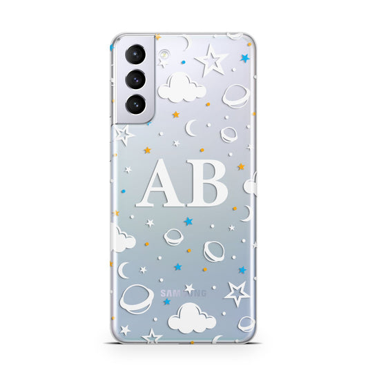 Astronomical Initials Samsung S21 Plus Phone Case
