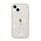 Astronomical Initials iPhone 14 Clear Tough Case Starlight
