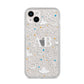 Astronomical Initials iPhone 14 Plus Glitter Tough Case Starlight