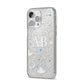 Astronomical Initials iPhone 14 Pro Max Glitter Tough Case Silver Angled Image