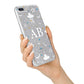 Astronomical Initials iPhone 7 Plus Bumper Case on Silver iPhone Alternative Image