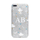 Astronomical Initials iPhone 7 Plus Bumper Case on Silver iPhone