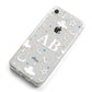 Astronomical Initials iPhone 8 Bumper Case on Silver iPhone Alternative Image