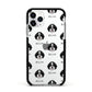 Aussiedoodle Icon with Name Apple iPhone 11 Pro in Silver with Black Impact Case
