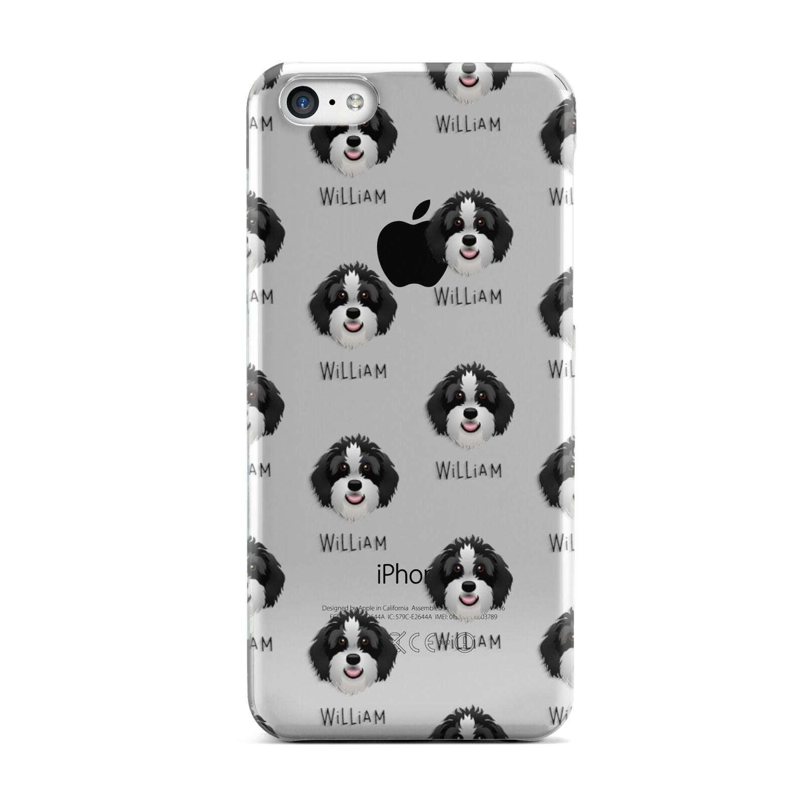 Aussiedoodle Icon with Name Apple iPhone 5c Case