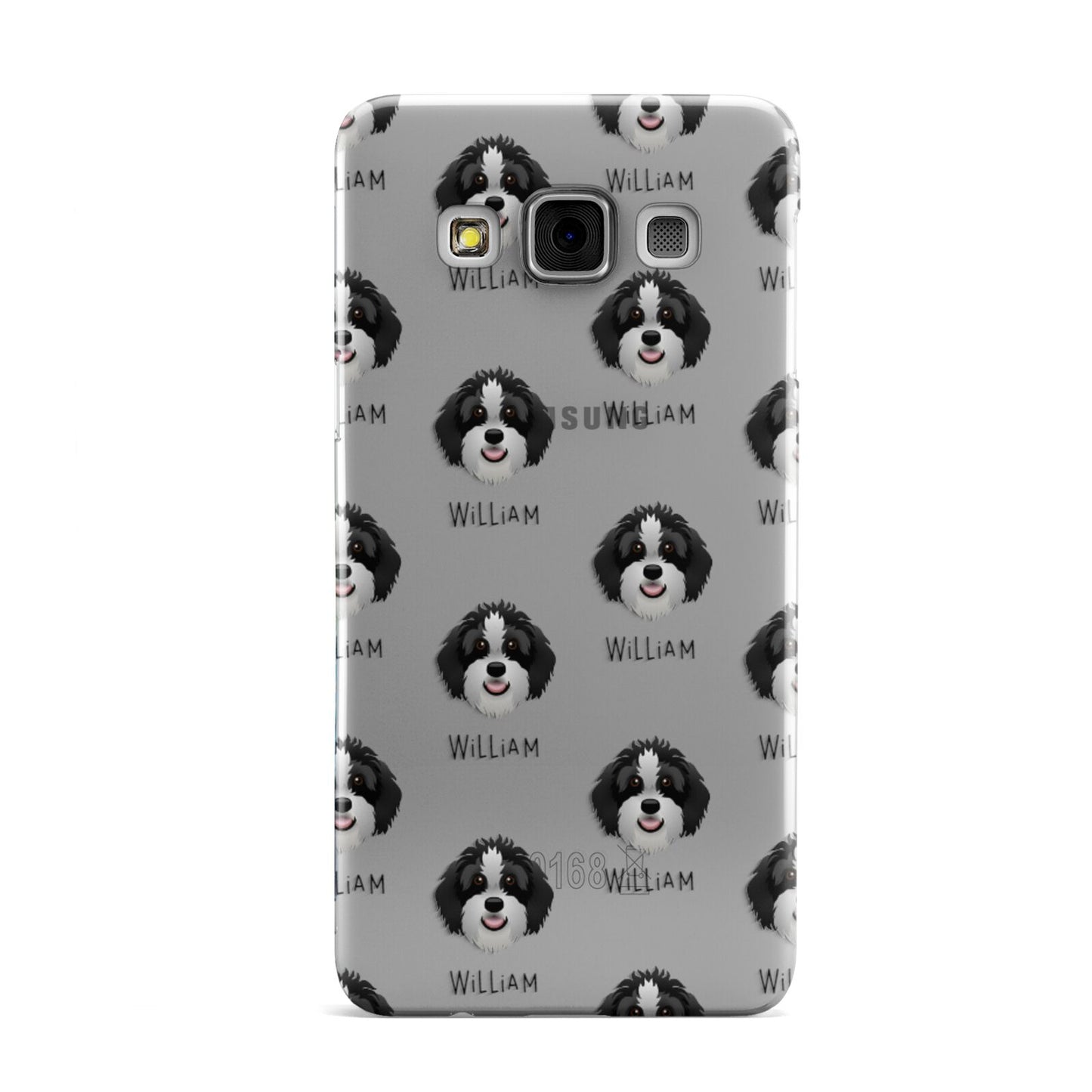 Aussiedoodle Icon with Name Samsung Galaxy A3 Case
