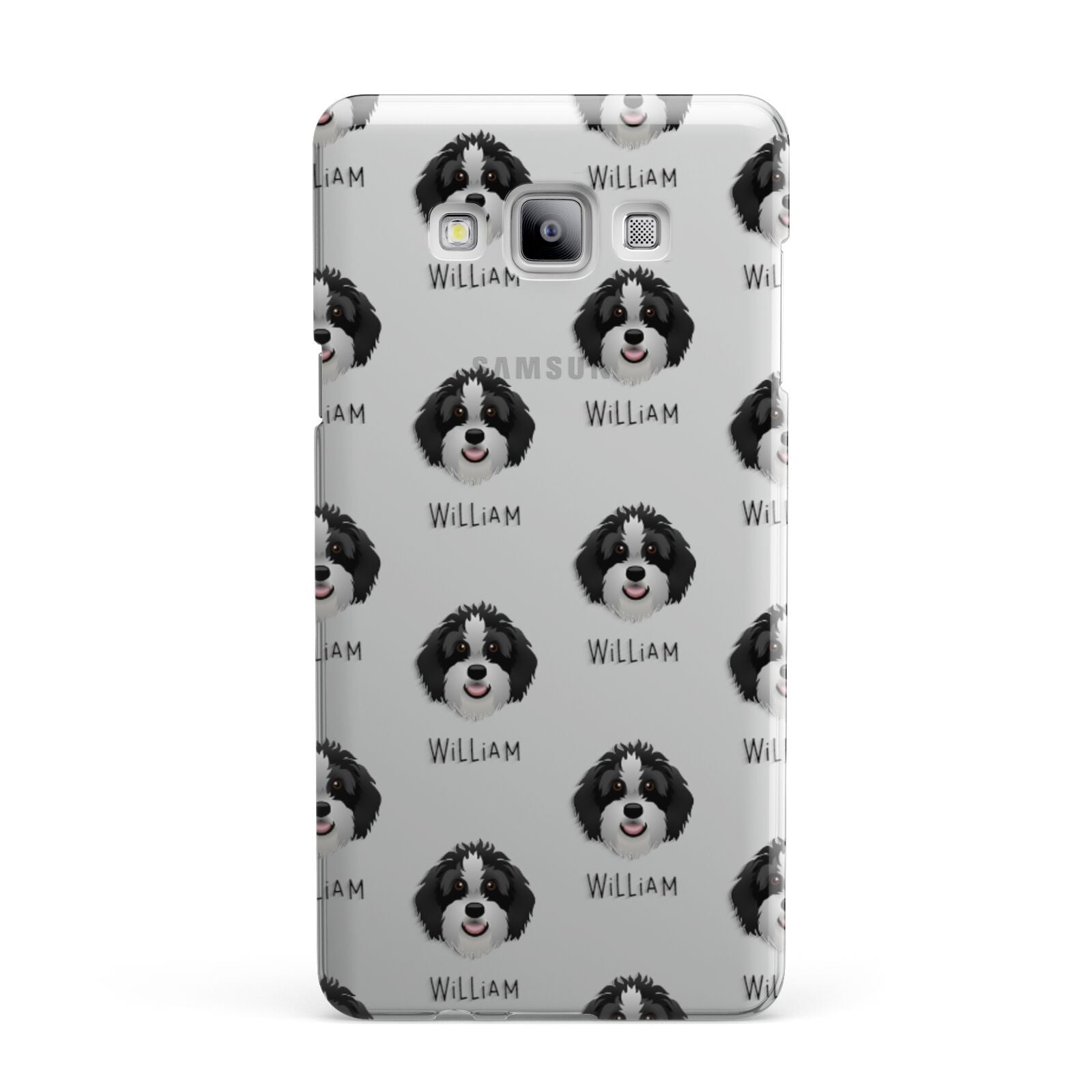 Aussiedoodle Icon with Name Samsung Galaxy A7 2015 Case