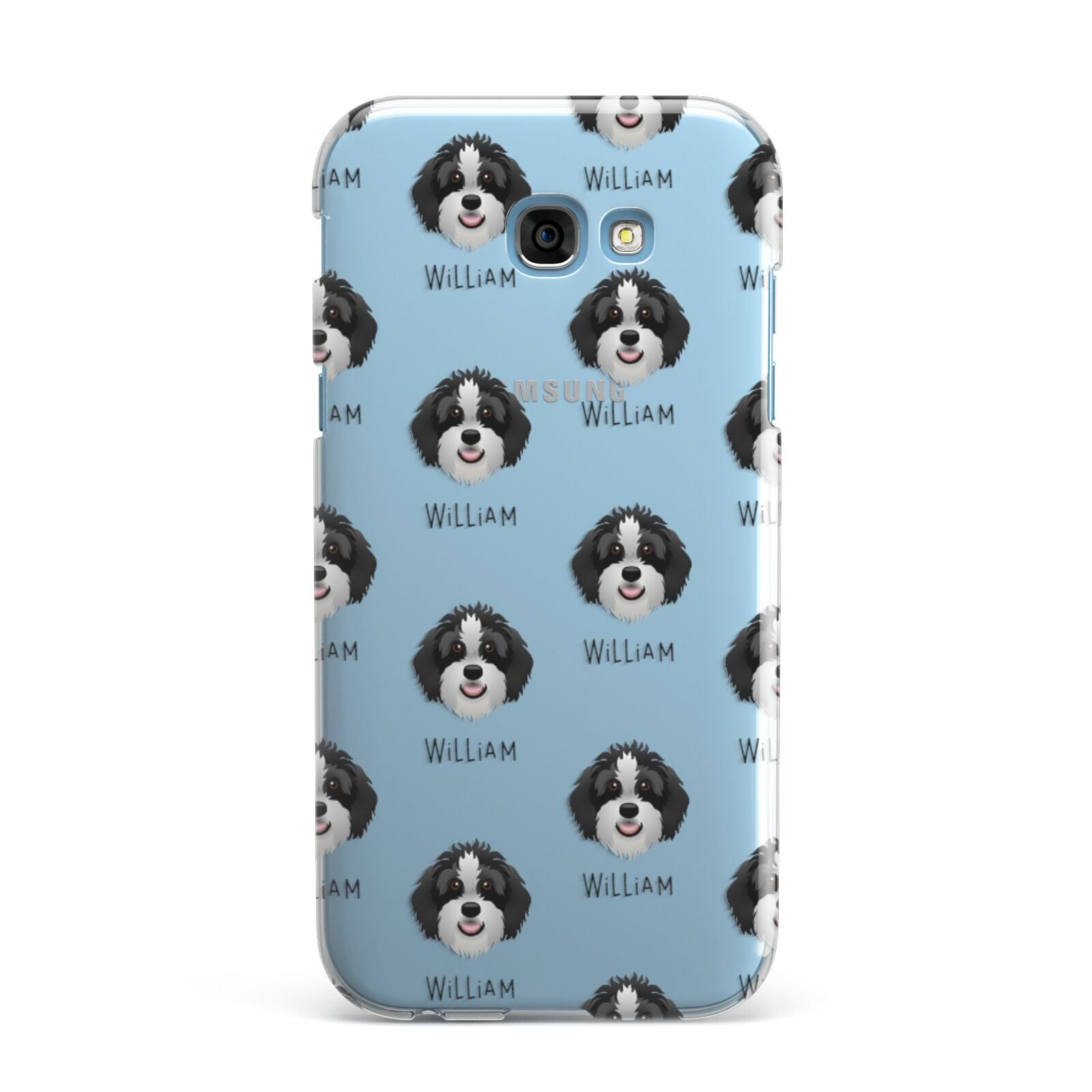 Aussiedoodle Icon with Name Samsung Galaxy A7 2017 Case