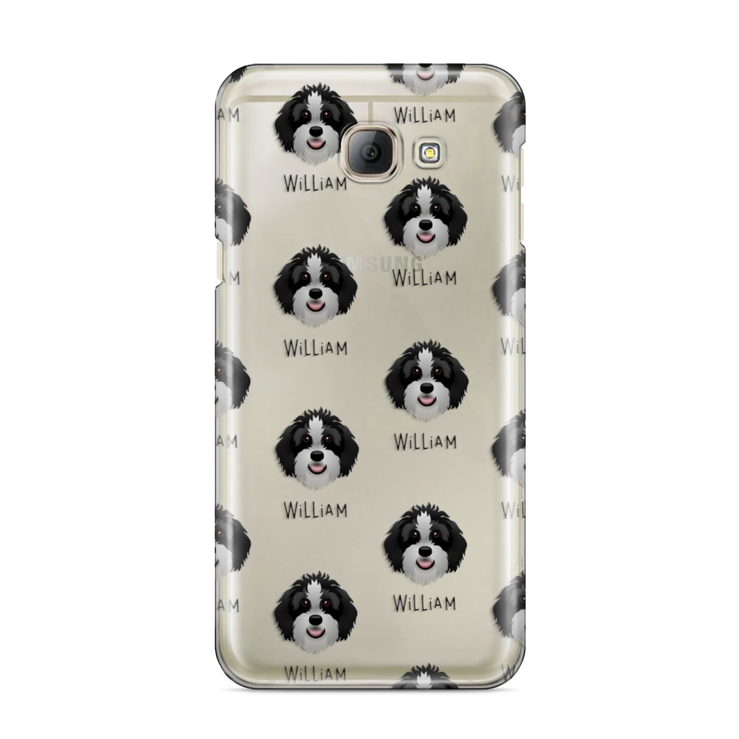 Aussiedoodle Icon with Name Samsung Galaxy A8 2016 Case