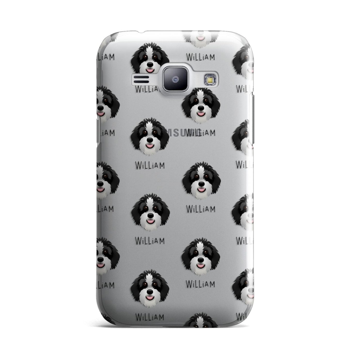 Aussiedoodle Icon with Name Samsung Galaxy J1 2015 Case