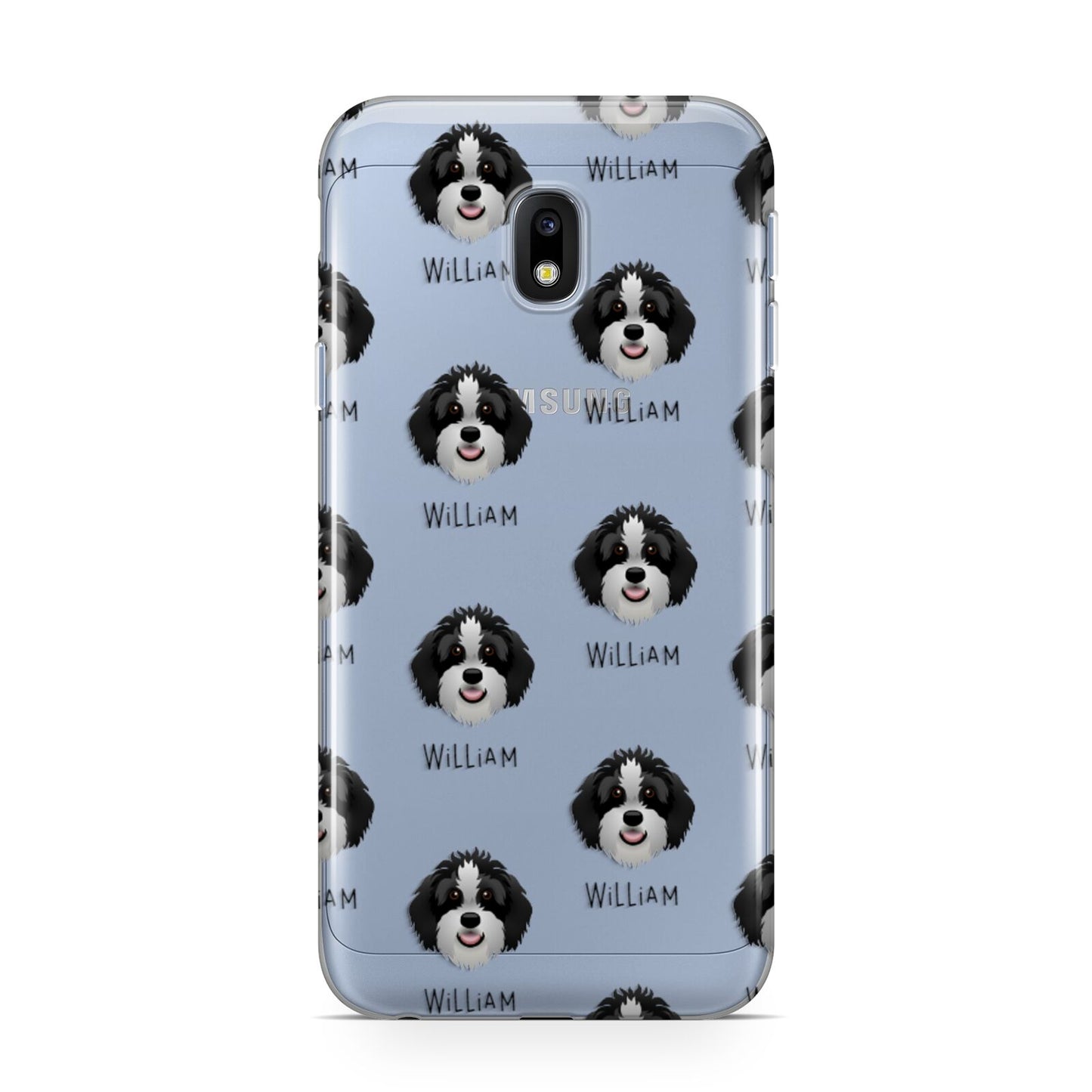 Aussiedoodle Icon with Name Samsung Galaxy J3 2017 Case