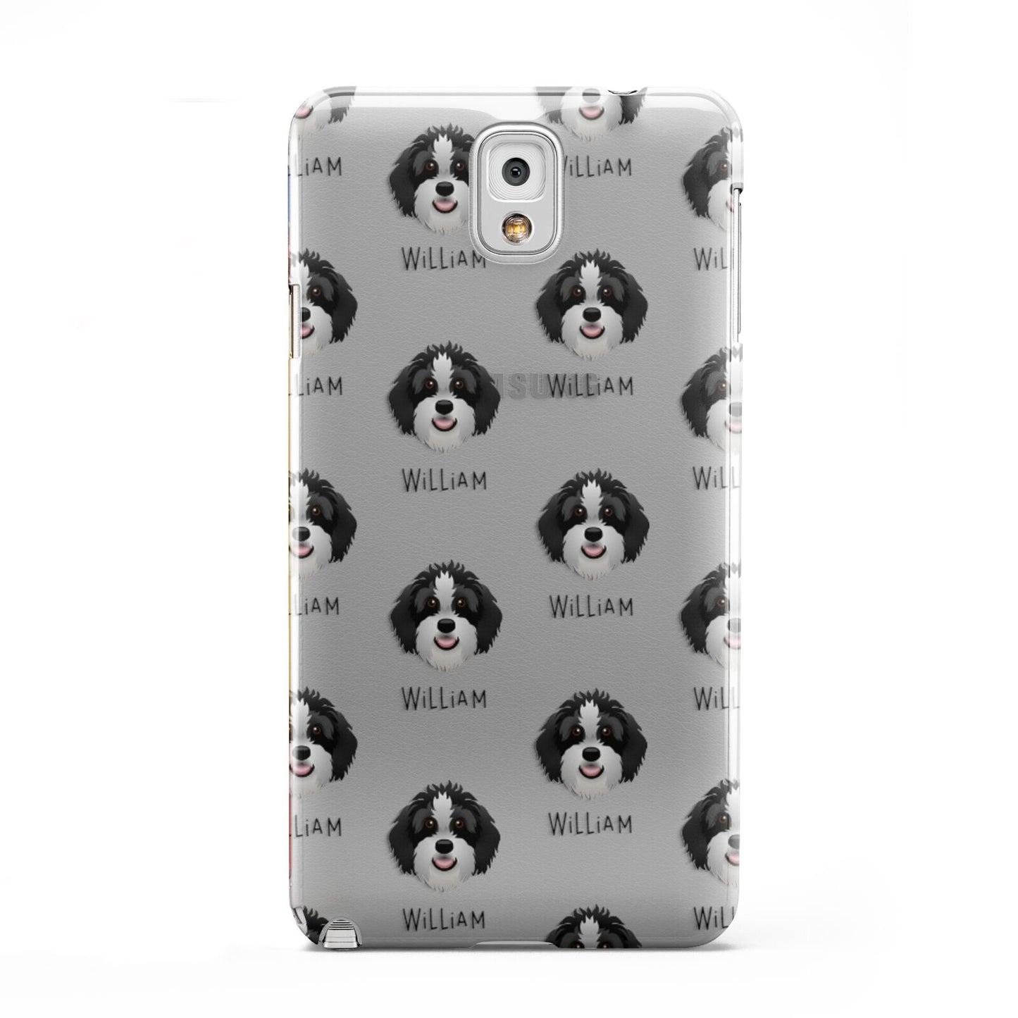 Aussiedoodle Icon with Name Samsung Galaxy Note 3 Case