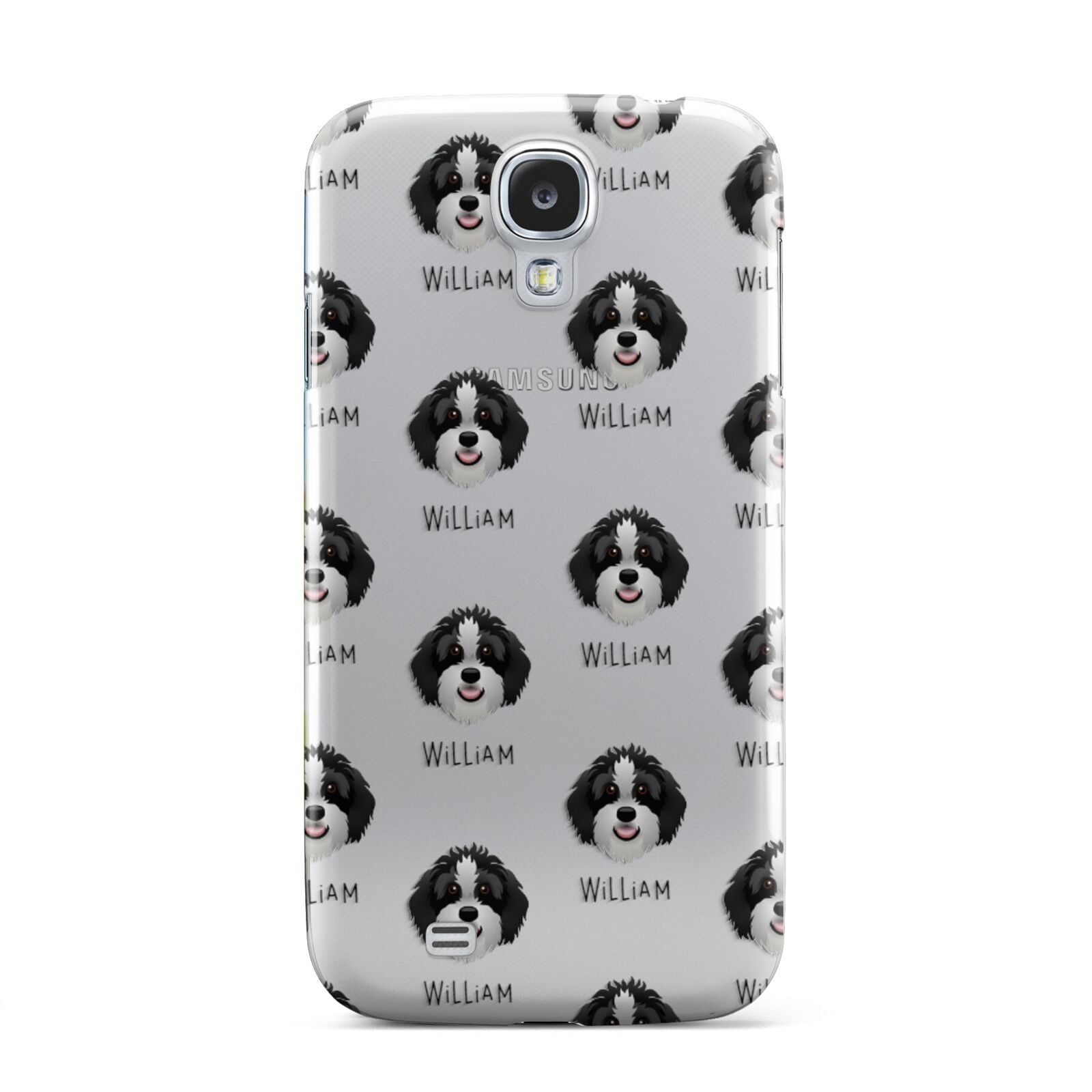 Aussiedoodle Icon with Name Samsung Galaxy S4 Case