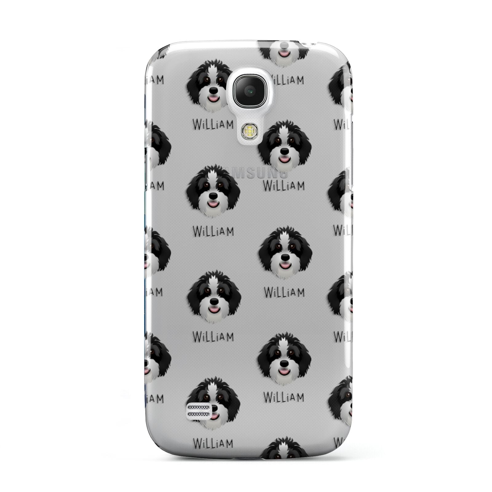 Aussiedoodle Icon with Name Samsung Galaxy S4 Mini Case