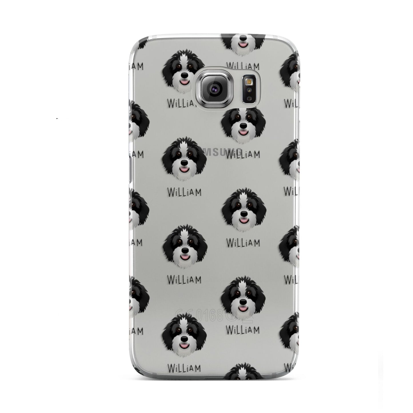 Aussiedoodle Icon with Name Samsung Galaxy S6 Case