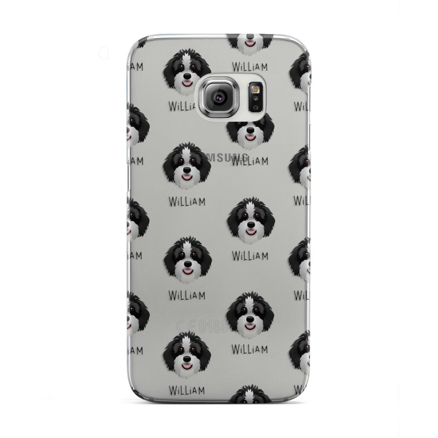 Aussiedoodle Icon with Name Samsung Galaxy S6 Edge Case