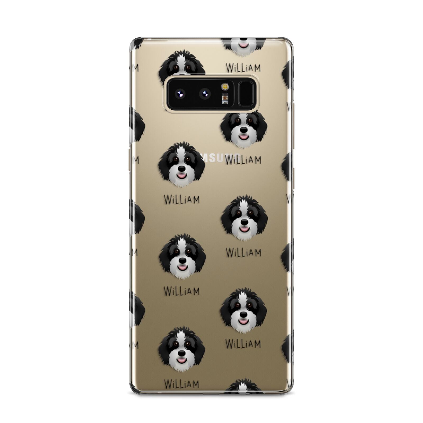 Aussiedoodle Icon with Name Samsung Galaxy S8 Case