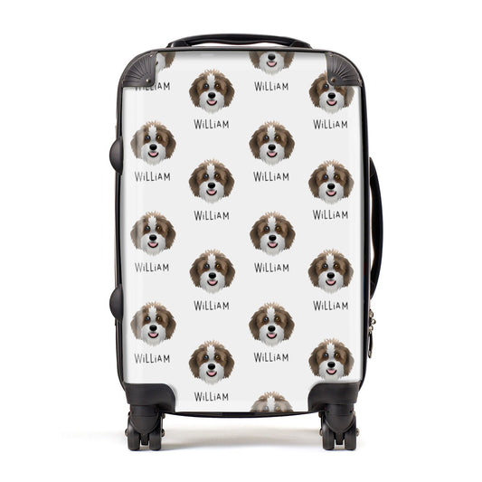 Aussiedoodle Icon with Name Suitcase