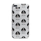 Aussiedoodle Icon with Name iPhone 7 Plus Bumper Case on Silver iPhone