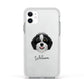 Aussiedoodle Personalised Apple iPhone 11 in White with White Impact Case