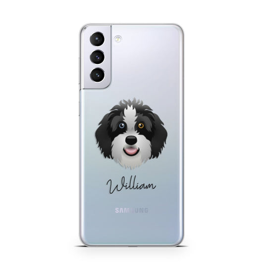 Aussiedoodle Personalised Samsung S21 Plus Phone Case