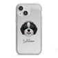 Aussiedoodle Personalised iPhone 13 Mini TPU Impact Case with White Edges