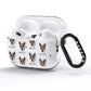 Australian Cattle Dog Icon with Name AirPods Pro Glitter Case Side Image