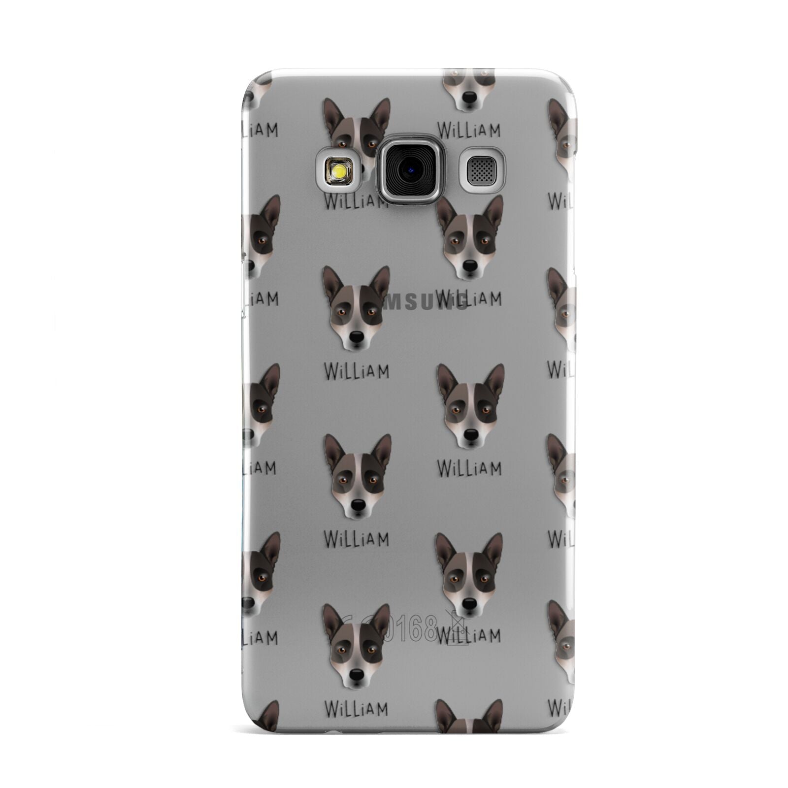 Australian Cattle Dog Icon with Name Samsung Galaxy A3 Case