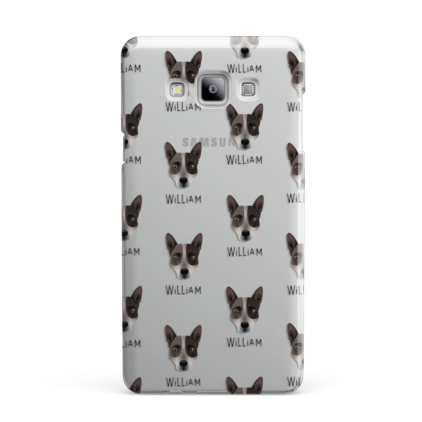 Australian Cattle Dog Icon with Name Samsung Galaxy A7 2015 Case