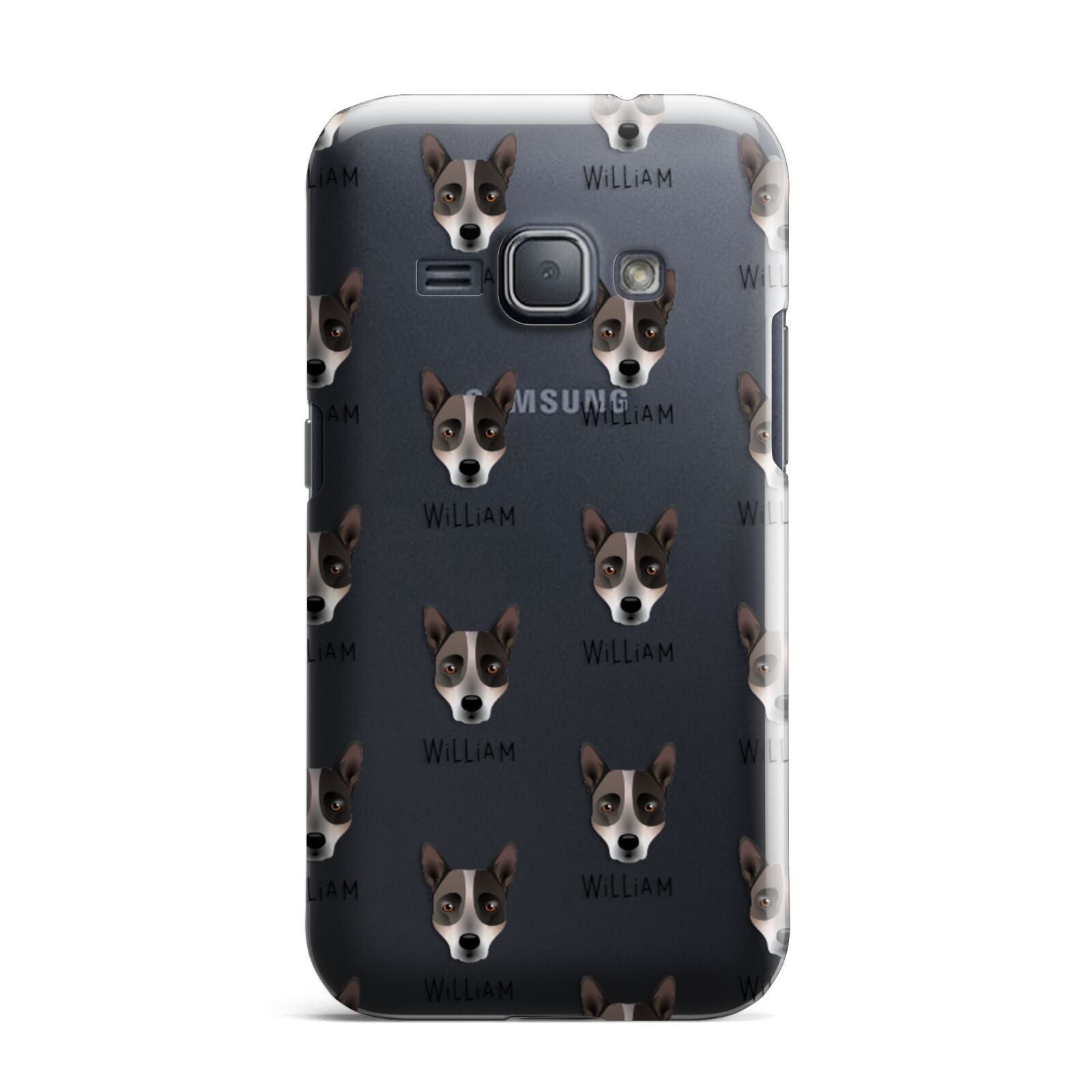 Australian Cattle Dog Icon with Name Samsung Galaxy J1 2016 Case