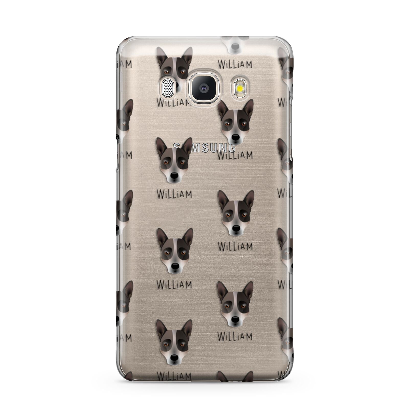 Australian Cattle Dog Icon with Name Samsung Galaxy J5 2016 Case