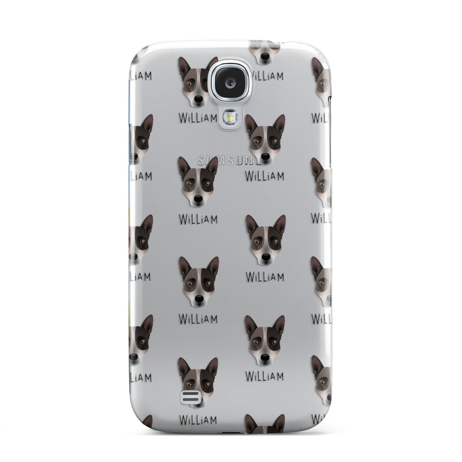 Australian Cattle Dog Icon with Name Samsung Galaxy S4 Case