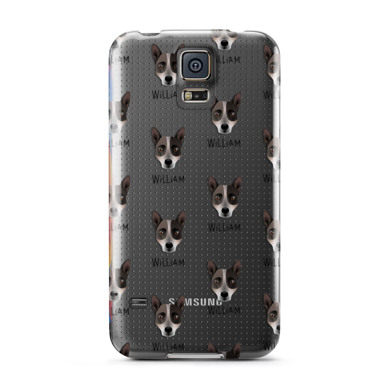 Australian Cattle Dog Icon with Name Samsung Galaxy S5 Case