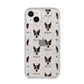 Australian Cattle Dog Icon with Name iPhone 14 Plus Glitter Tough Case Starlight