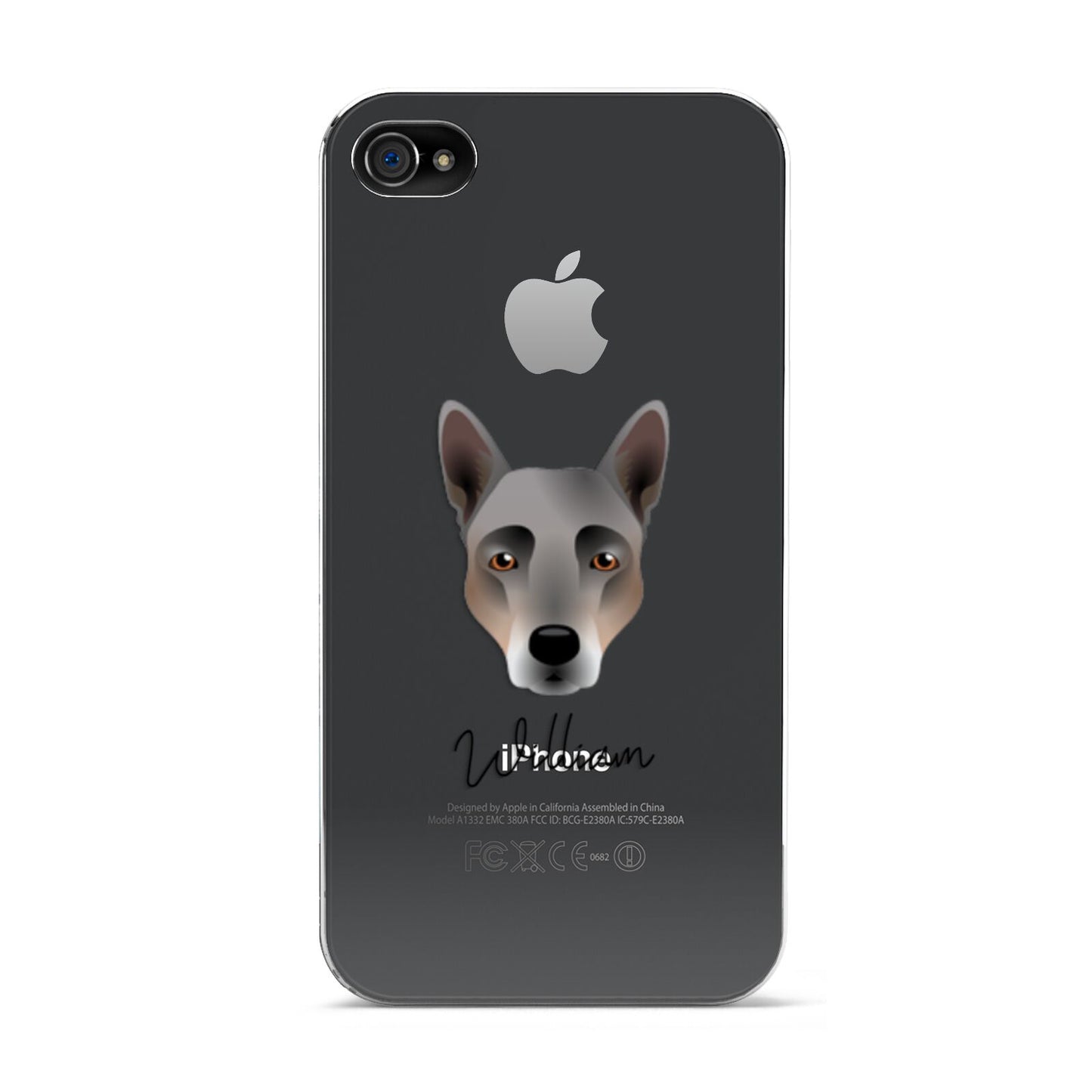 Australian Cattle Dog Personalised Apple iPhone 4s Case