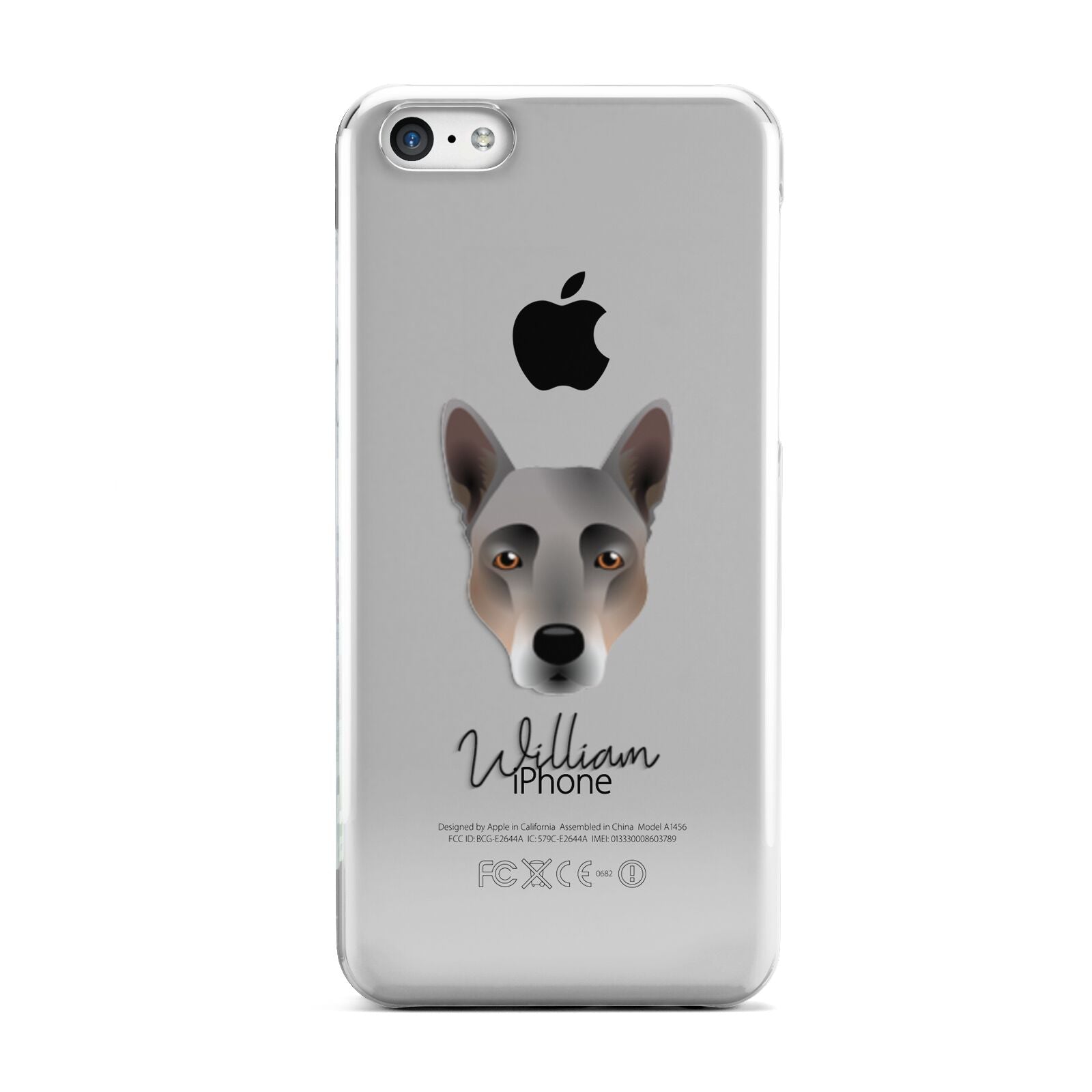 Australian Cattle Dog Personalised Apple iPhone 5c Case