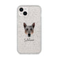 Australian Cattle Dog Personalised iPhone 14 Plus Glitter Tough Case Starlight