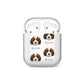 Australian Labradoodle Icon with Name AirPods Case