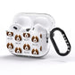 Australian Labradoodle Icon with Name AirPods Pro Glitter Case Side Image