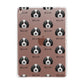 Australian Labradoodle Icon with Name Apple iPad Rose Gold Case