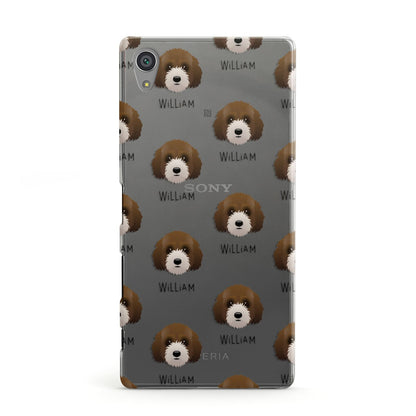Australian Labradoodle Icon with Name Sony Xperia Case