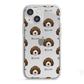 Australian Labradoodle Icon with Name iPhone 13 Mini TPU Impact Case with White Edges