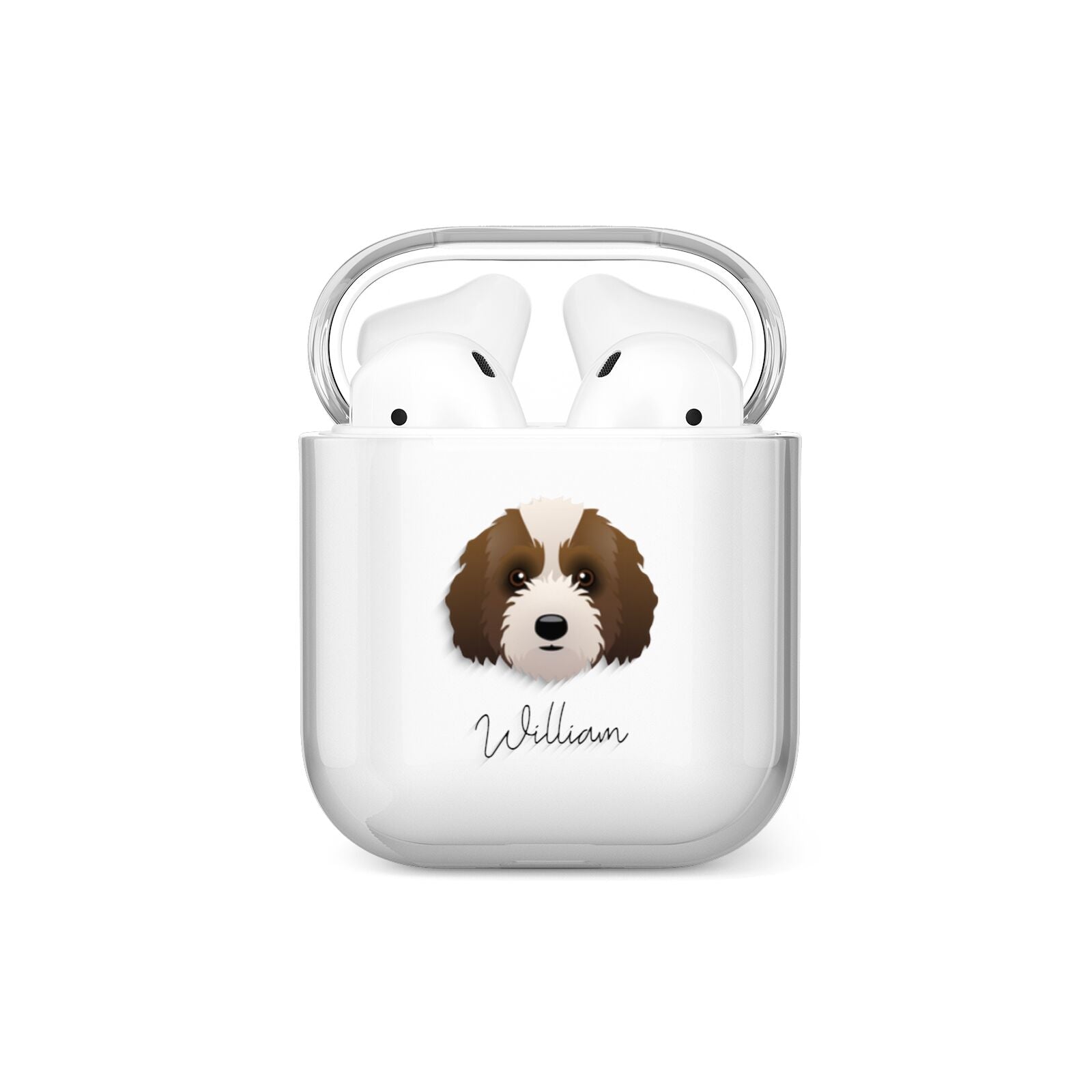 Australian Labradoodle Personalised AirPods Case