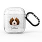 Australian Labradoodle Personalised AirPods Glitter Case